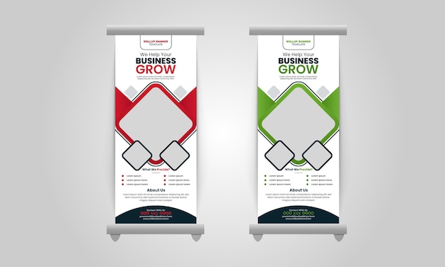 Nieuwe moderne abstracte corporate business 3 roll-up banner, creatieve minimale x stand creatief, uniek