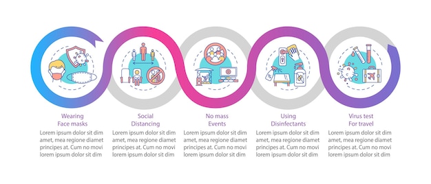 Nieuwe openbare bestellingen infographic sjabloon.