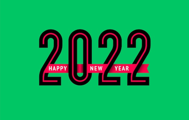 Vector nieuwjaar 2021 banner