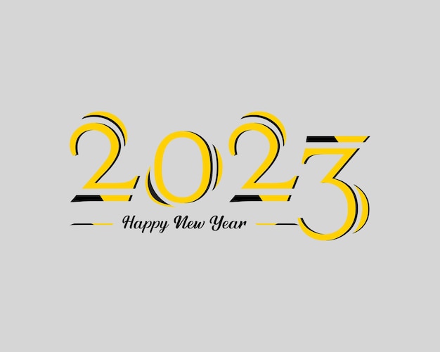 Nieuwjaar 2023 ontwerp