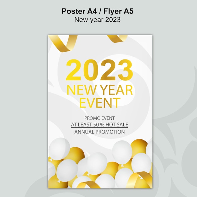 Nieuwjaar 2023 poster