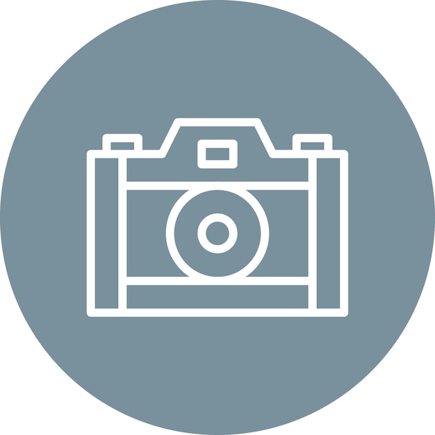 Nieuwjaar Camera vector icoontje illustratie van Nieuwjaar icoonset