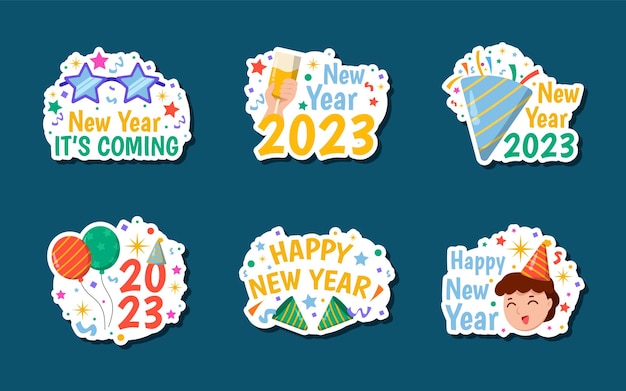 Nieuwjaarssticker 2023