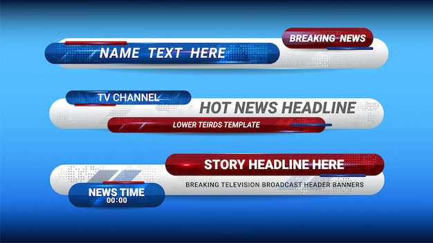 Nieuws lower thirds template