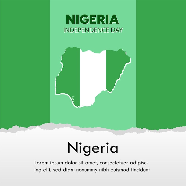 Vector nigerian independence day