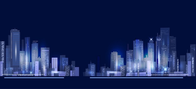 Night city background