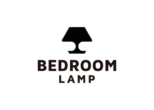 night lamp bedroom logo design vector decorative interior concept