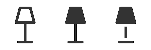 Night lamp icon Vector illustration