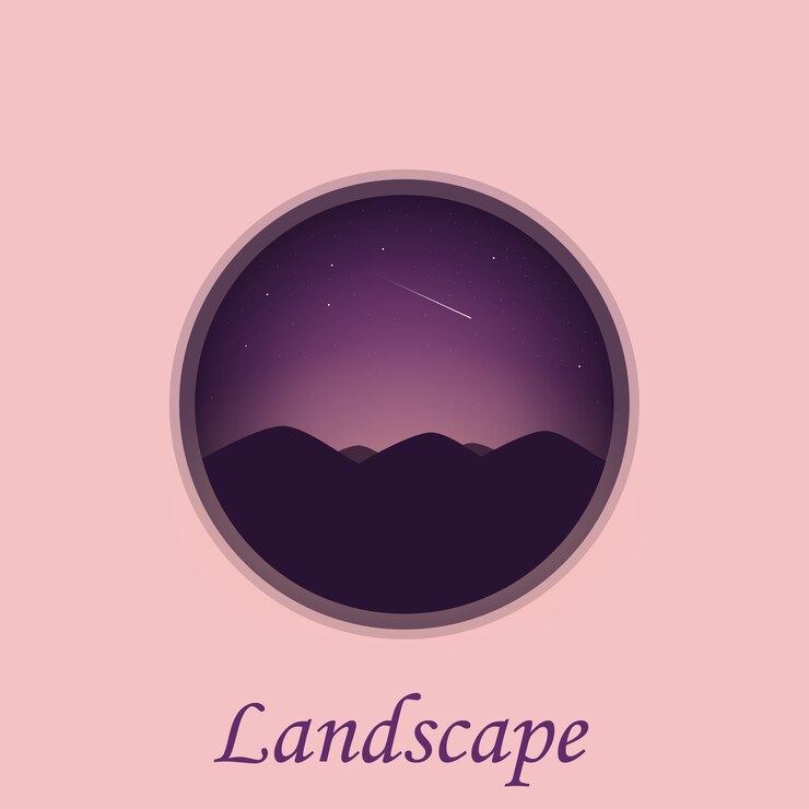 Night landscape view 