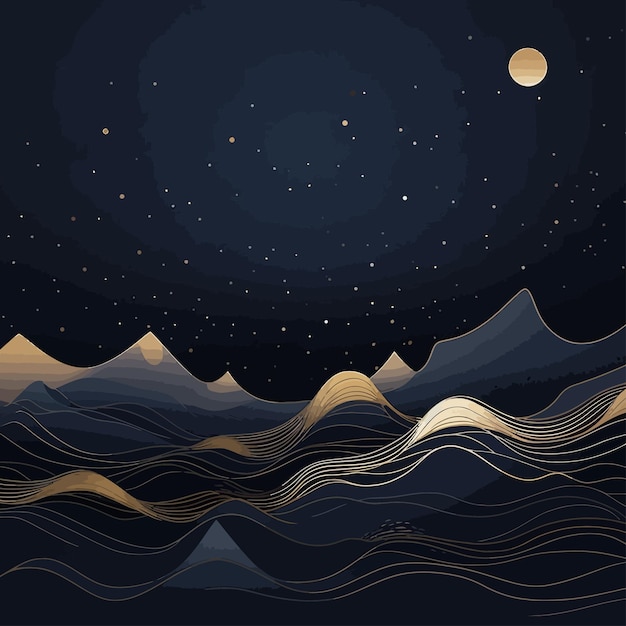 night mountains