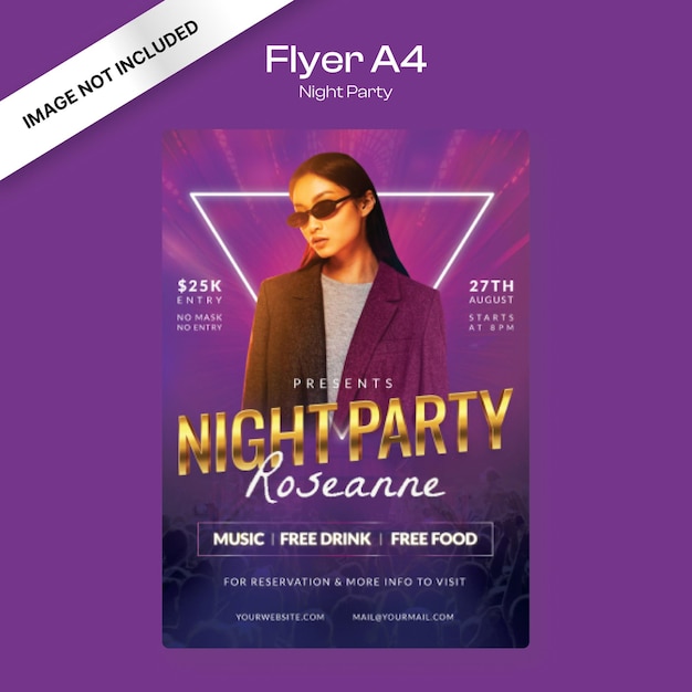 Night Party Flyer Template