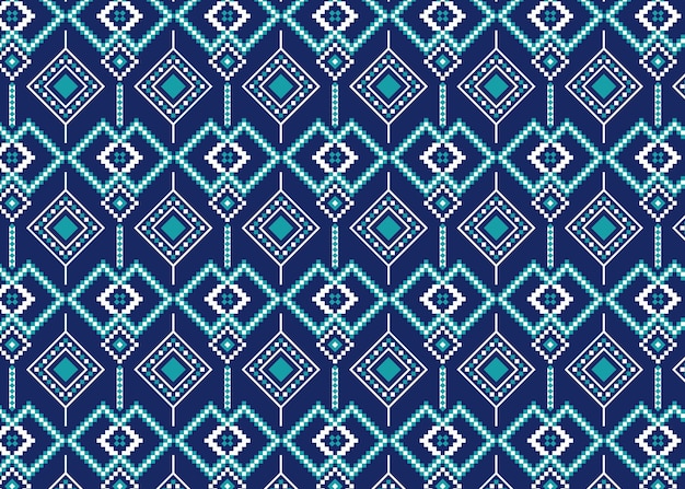 Vector night shades of songket pattern