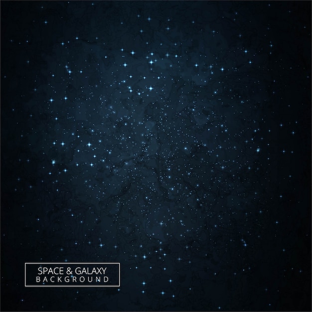 Vector night sky dark galaxy background