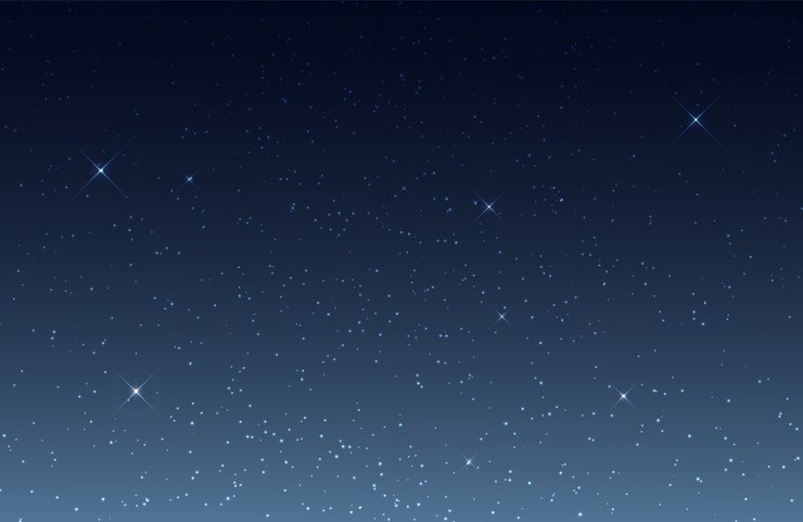 Vector 빛나는 별과 밤하늘