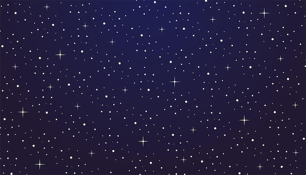 Night sky with star background