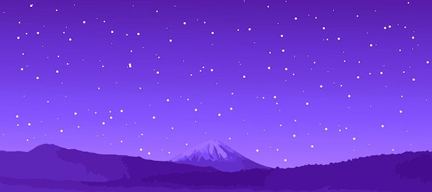 Night starry sky background