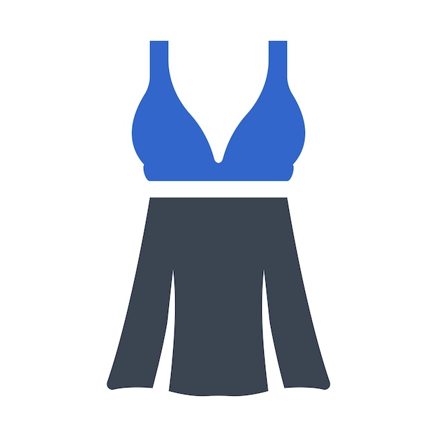 Vector nightie dress icon