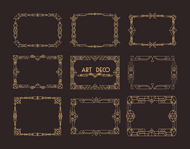 9개의 아르데코 프레임