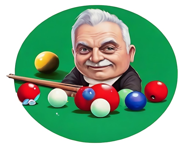 Vector nine ball pool design logo