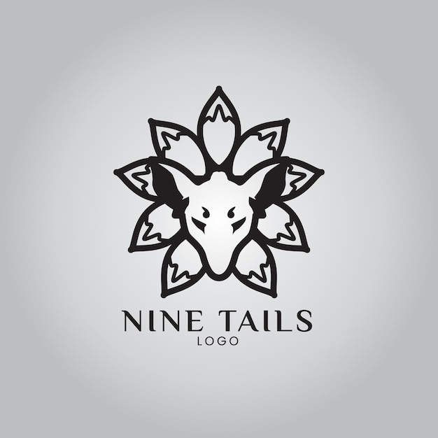 Nine tails fox (kitsune)