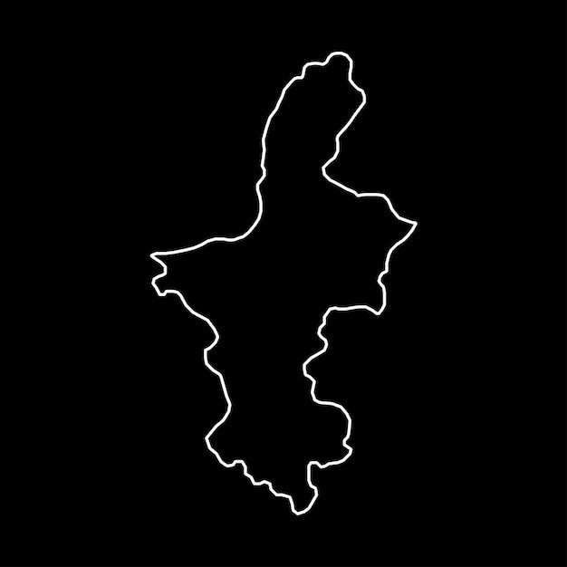 ベクトル 寧夏回族自治区地図中国の行政区画ベクトル イラスト