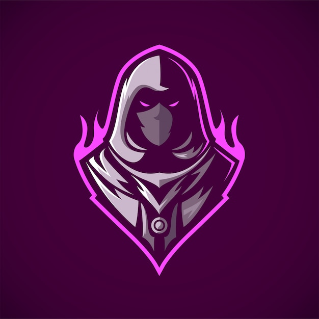 Logo ninja assassin mascot