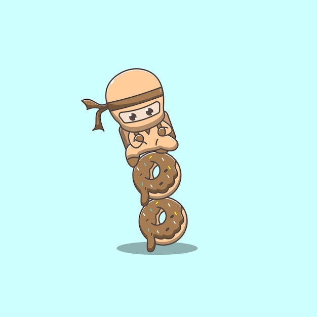 Ninja and donut