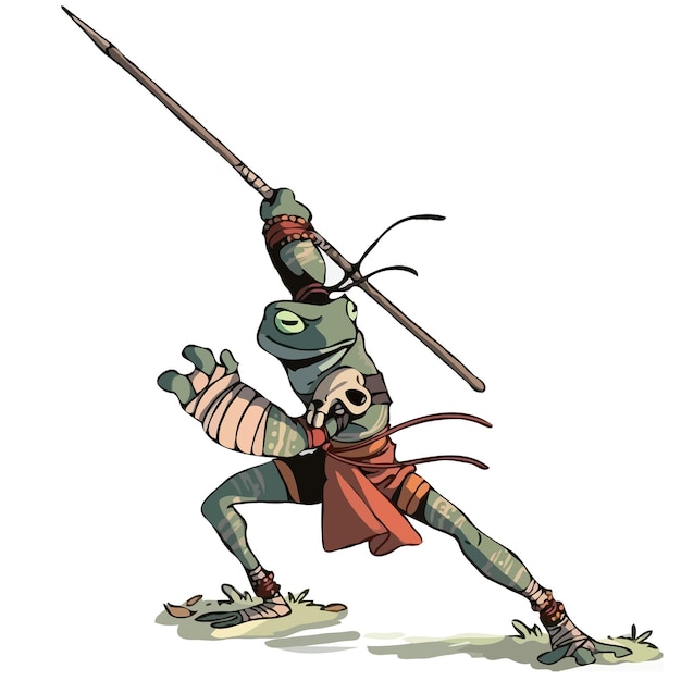 Ninja Frog in action