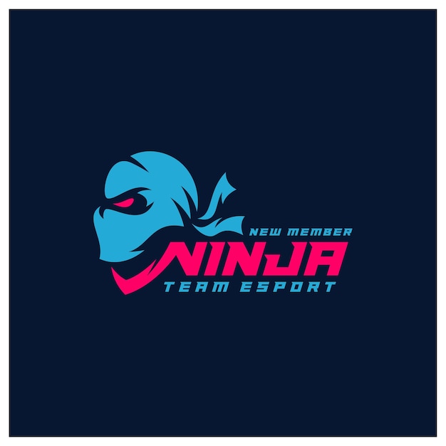 Ninja logo vector template Creative Ninja logo design concepts