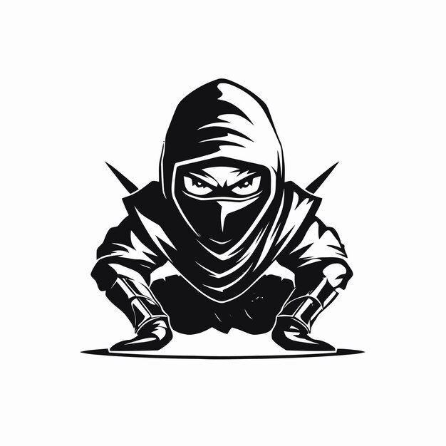 Vector ninja mascot illustration design