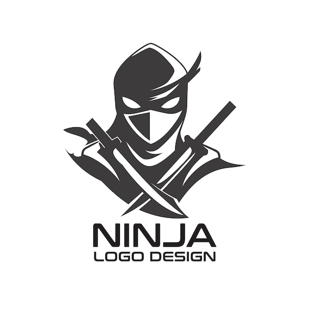 Ninja Vector Logo Ontwerp