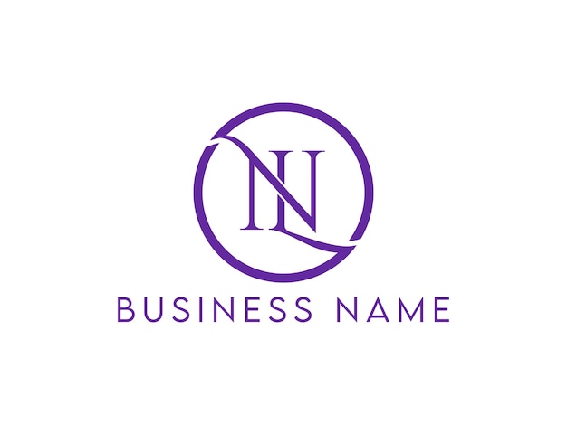 NL Alphabet Letters Logo Emblem Monogram