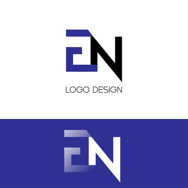 Nl eerste letter logo-ontwerp, pictogram, creatief, symbool