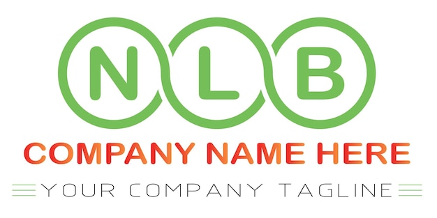 Premium Vector  Nlb letter logo design