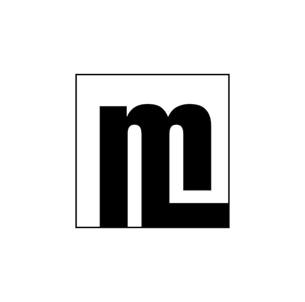 NLM 브랜드 이름 초기 문자 그림
