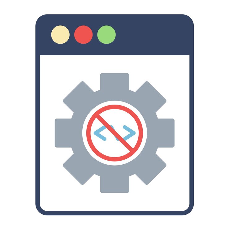 Vector no code flat illustration