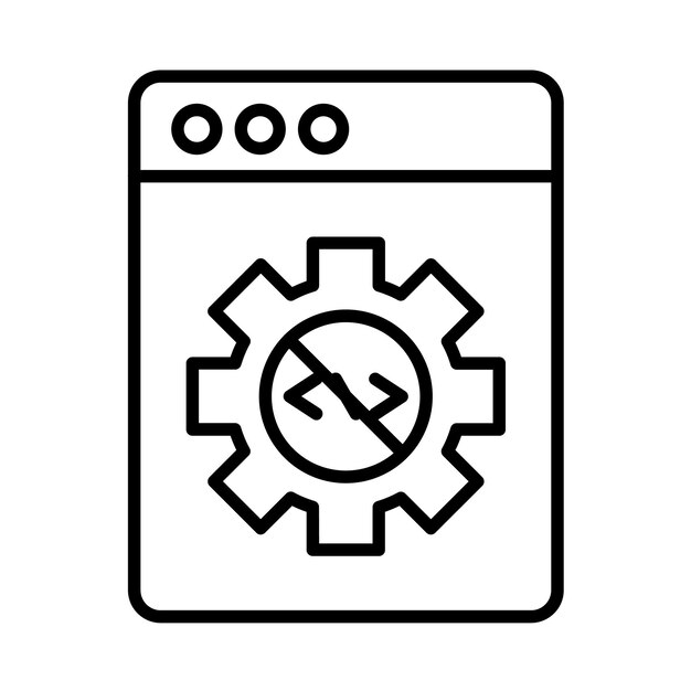 No Code Line Illustration