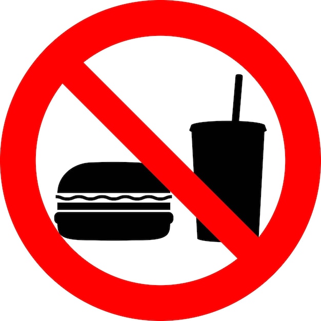 No food sign