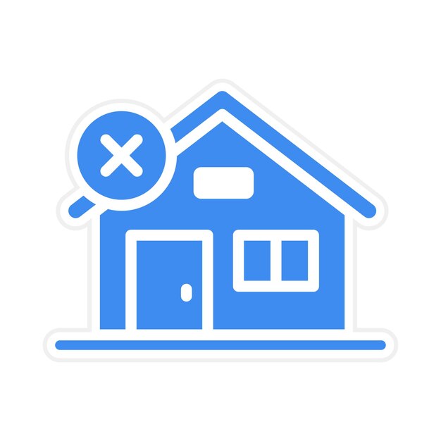 No house icon vector image can be used for homeless