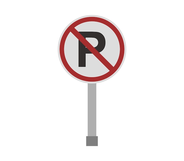 No parking sign