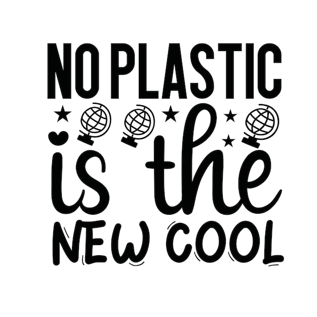 No plastic - новый крутой дизайн футболки