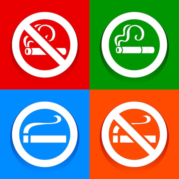 No smoking area - Stickers