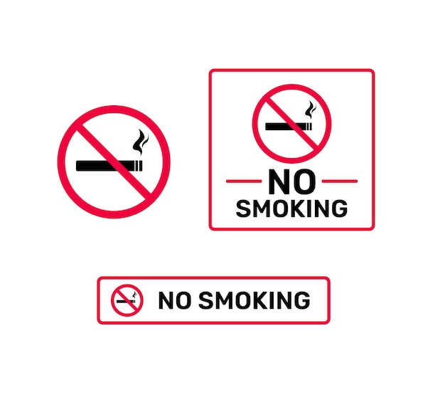 No smoking banner