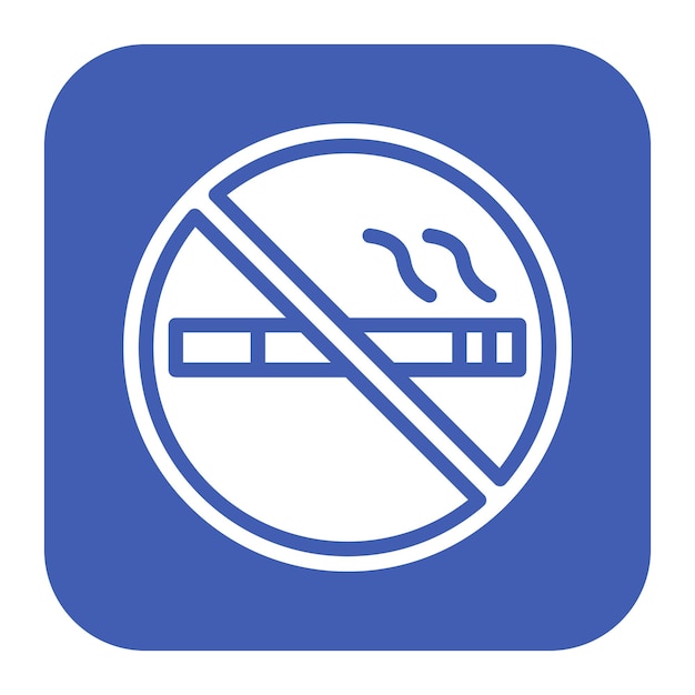 Vector no smoking icon vector image can be used for railway