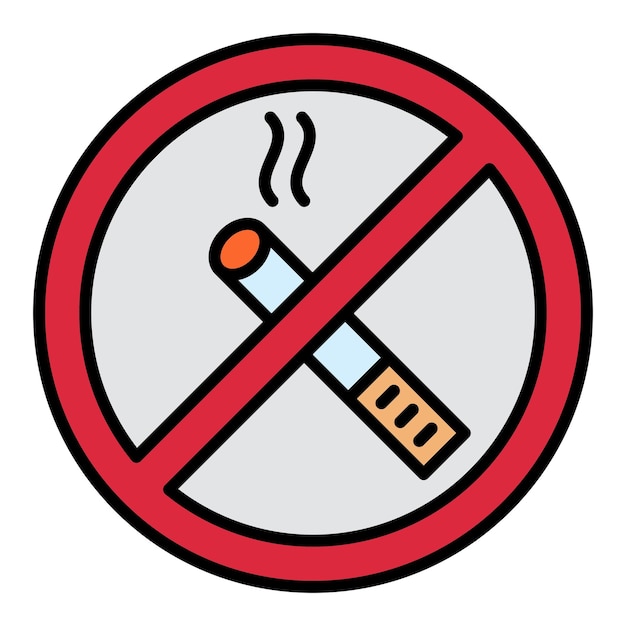 Vector no smoking icon