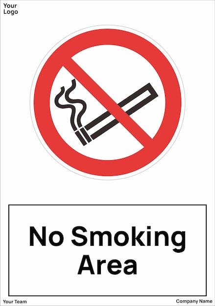 No smoking signs symbol standard iso 7010