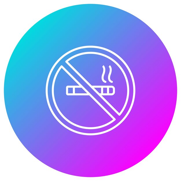 No Smoking vector icon Can be used for Immigration iconset