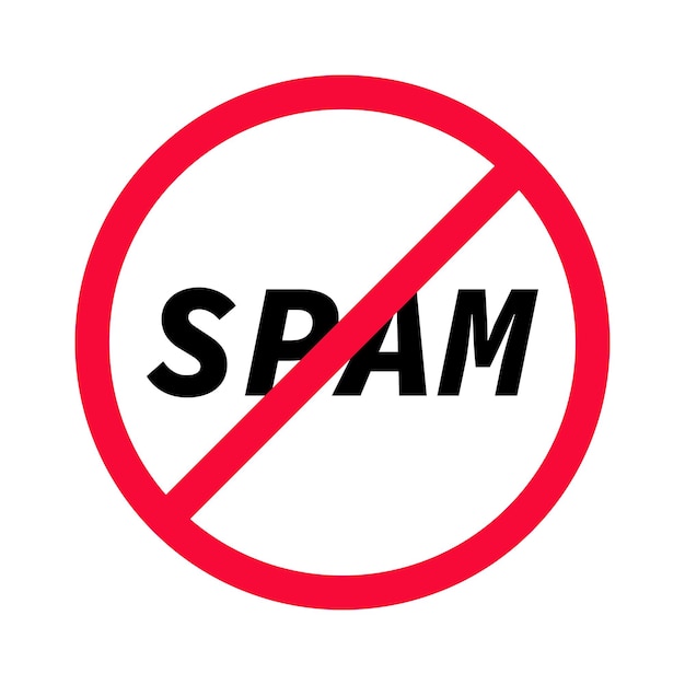 No spam no web spam no email spam spam protection