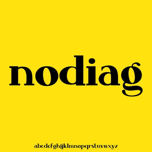 NODIAG 현대 기하학 원형 글과 둥근 가장자리