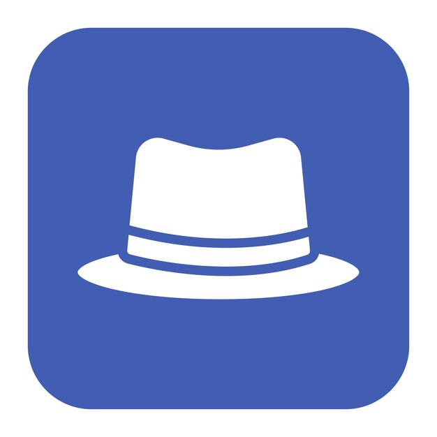 Noir Hat icon vector image Can be used for Crime Investigation